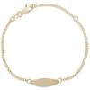 Engravable Baby’s Adjustable Bracelet, 14K Yellow Gold Hot