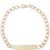 Engravable Baby’s Curb Link Bracelet, 14K Yellow Gold New
