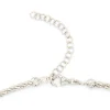 Toscano Flexible 18-Inch Neck Chain, 14K White Gold Sale