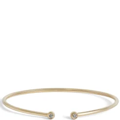 Flexy Cuff Diamond Bracelet, 14K Yellow Gold Clearance