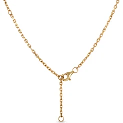 Flower Shaped Bezel Set Diamond Necklace, 14K Yellow Gold Discount