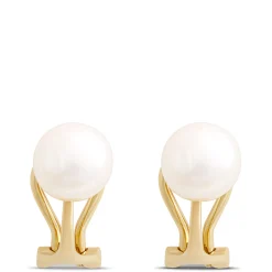 Freshwater Pearl Studs, 14K Yellow Gold Hot