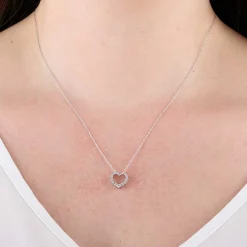 Graduated Diamond Heart Pendant 14K, 1/5 ctw. Hot