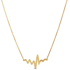 Heartbeat Necklace 14K Outlet