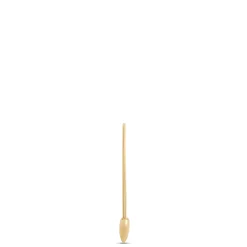 Heart Shaped Pin Hoops, 14K Yellow Gold Clearance