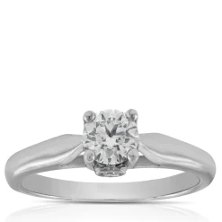 Ikuma Ideal Cut Canadian Diamond Solitaire Ring 14K, 1/2 ct. Outlet