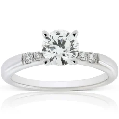 Ikuma Canadian Diamond Engagement Ring 14K Outlet