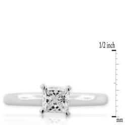 Ikuma Canadian Diamond Princess Cut Ring 14K, 3/4 ct.