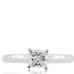 Ikuma Canadian Diamond Princess Cut Ring 14K, 3/4 ct.