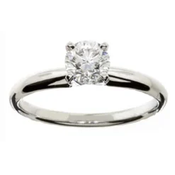 Ikuma Canadian Diamond Solitaire White Gold Ring 14K, 3/4 ct. Sale