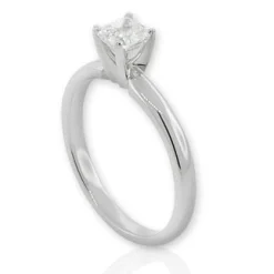 Ikuma Canadian Princess Cut Diamond Solitaire Ring 14K, 1/2 ct. Outlet