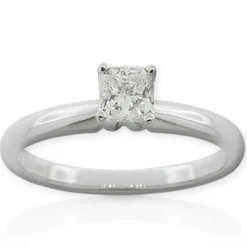 Ikuma Canadian Princess Cut Diamond Solitaire Ring 14K, 1/2 ct. Outlet