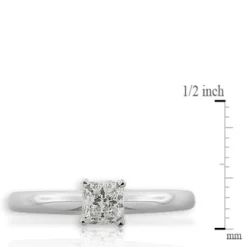 Ikuma Canadian Princess Cut Diamond Solitaire Ring 14K, 1/2 ct. Outlet