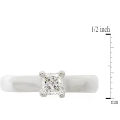 Ikuma Canadian Princess Cut Diamond Solitaire Ring 14K, 1/2 ct. Online