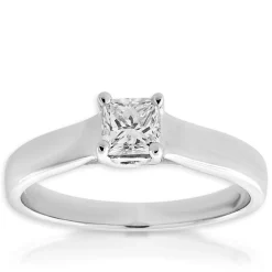 Ikuma Canadian Princess Cut Diamond Solitaire Ring 14K, 1/2 ct. Best