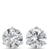 Ikuma Classic Round Diamond Studs, 2 Carat Total Weight,14K White Gold Sale