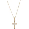 15-Inch Baby Cross Pendant Necklace, 14K Yellow Gold Best
