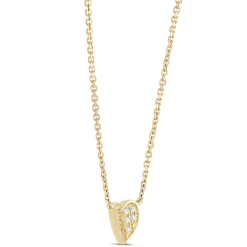 15-inch Baby Heart Necklace, 14K Yellow Gold Clearance