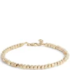 Toscano 7.5-Inch Beaded Bracelet, 14K Yellow Gold Best