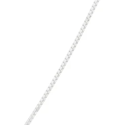 22-Inch Box Chain Necklace, 14K White Gold Discount