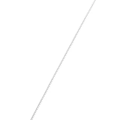 18-Inch Box Chain Necklace, 14K White Gold Clearance