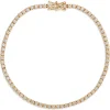 7-Inch Diamond Bracelet, 14K Yellow Gold Clearance