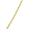 Toscano 24-Inch Diamond Cut Rope Necklace, 14K Yellow Gold Online