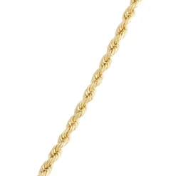 Toscano 24-Inch Diamond Cut Rope Necklace, 14K Yellow Gold Online