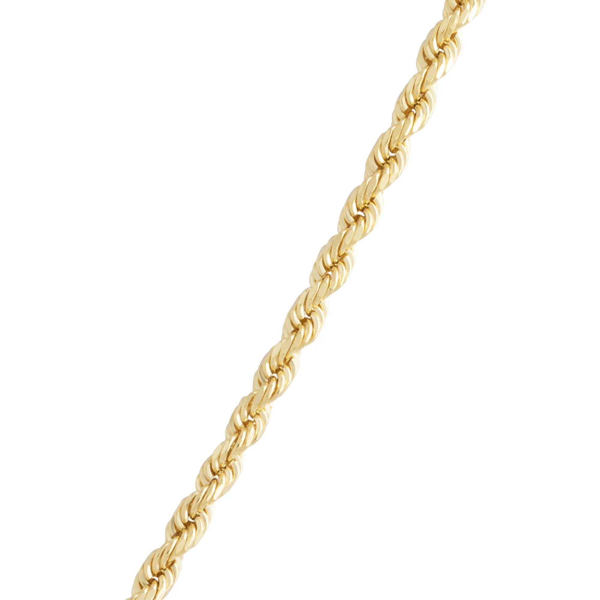 Toscano 24-Inch Diamond Cut Rope Necklace, 14K Yellow Gold Online