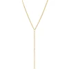 Toscano 18-Inch Double Bar Gold Necklace, 14K Yellow Gold Online