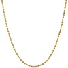 18-Inch Moon Cut Bead Necklace, 14K Yellow Gold Online