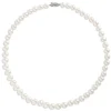 18-Inch Pearl Necklace, 14K White Gold Outlet