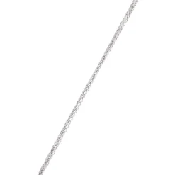 18-Inch Round Wheat Chain Necklace, 14K White Gold Online
