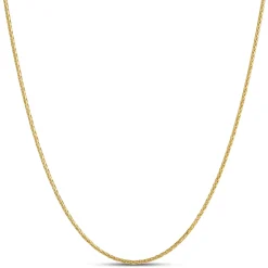 22-Inch Sliding Adjustable Gold Neck Chain, 14K Yellow Gold