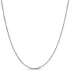 22-Inch Spiga Link Necklace, 14K White Gold New