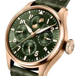 IWC Big Pilot's Perpetual Calendar ProSet Green Dial Watch, 42mm New