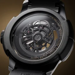 IWC Big Pilot’s Watch Shock Absorber Tourbillon XPL Skeleton Dial Watch, 44mm Best