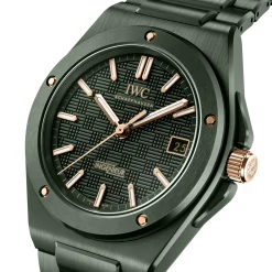 IWC Ingenieur Automatic Green Dial Watch, 42mm Clearance