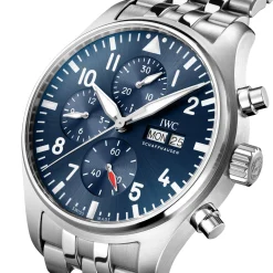 IWC Pilot's Watch Chronograph Blue Dial Watch, 43mm Best