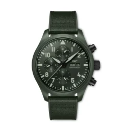 IWC Pilot’s Watch Chronograph TOP GUN Edition “Woodland” Green Dial Watch, 44.5mm New