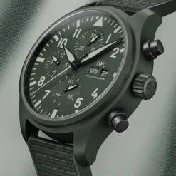 IWC Pilot’s Watch Chronograph TOP GUN Edition “Woodland” Green Dial Watch, 44.5mm Outlet