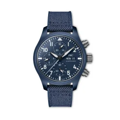 IWC Pilot's Watch Chronograph 41 TOP GUN Oceana Blue Dial Watch, 41mm Discount