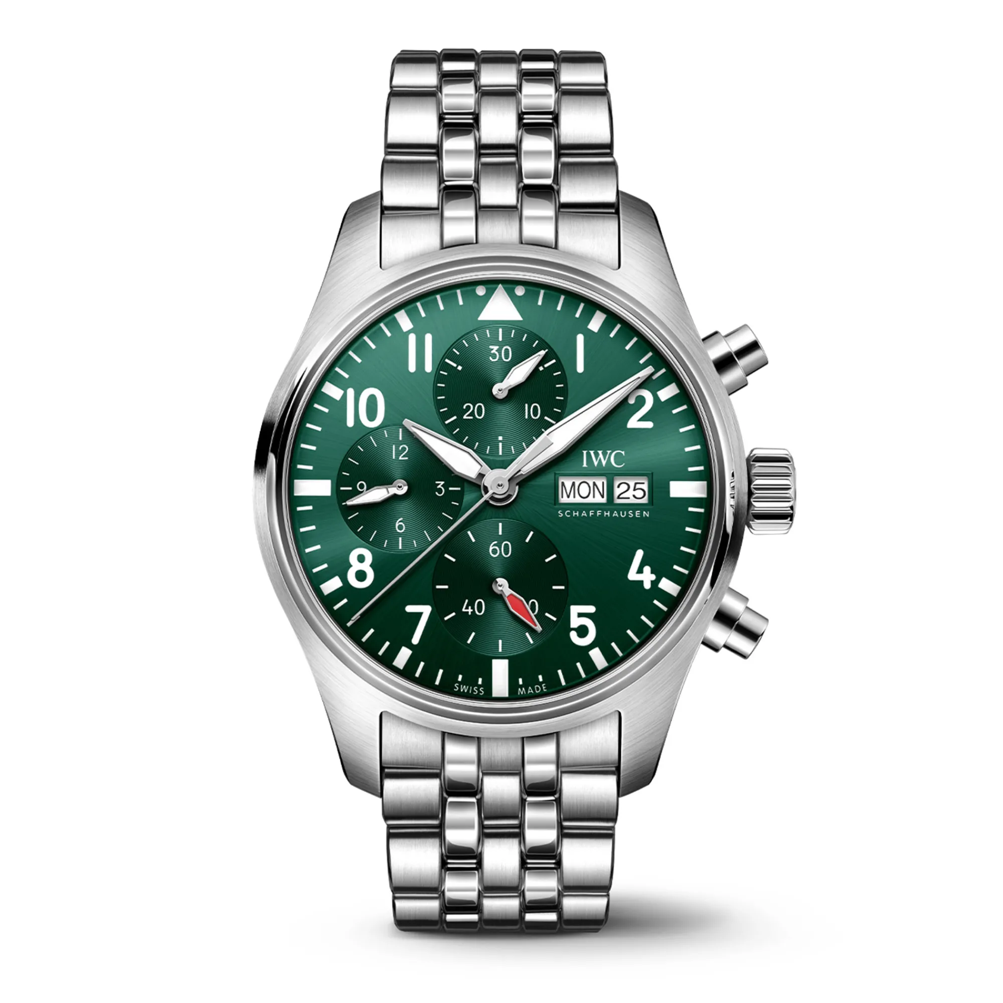 IWC Pilot’s Watch Chronograph Green Dial Watch, 41mm Hot