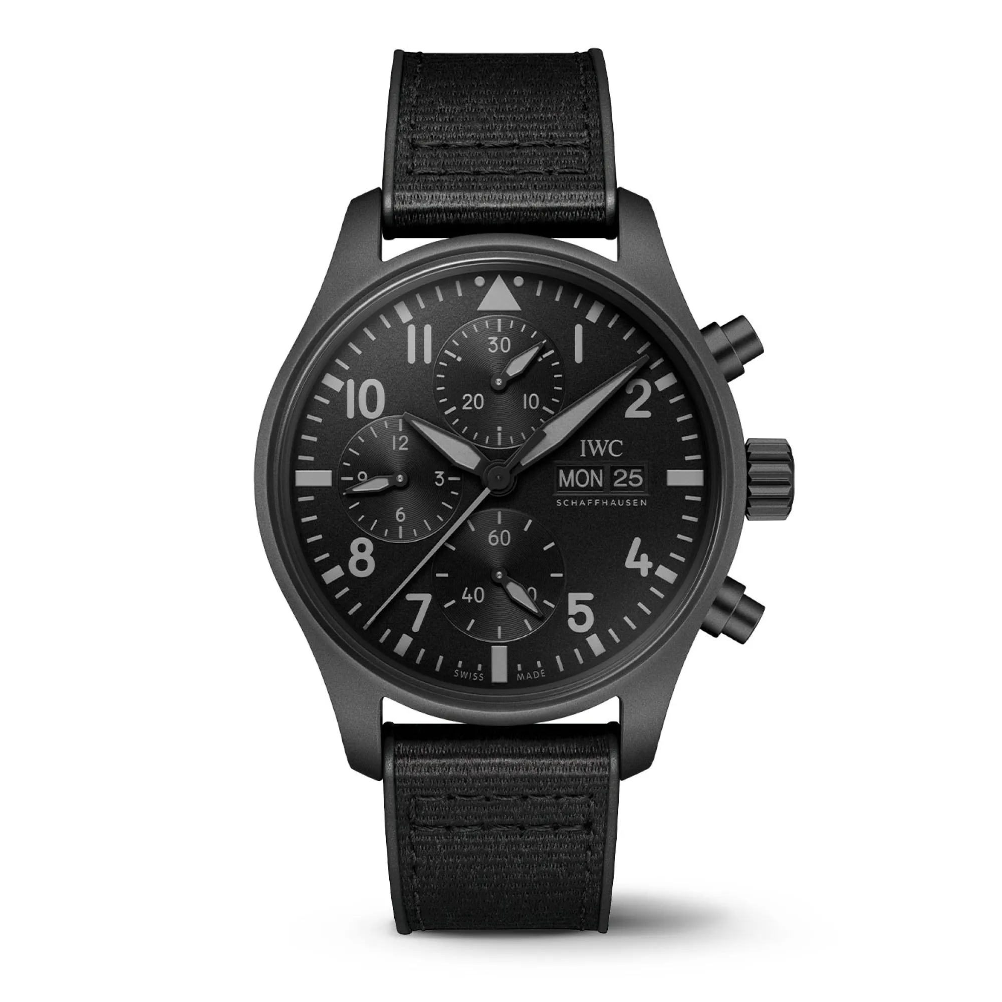 IWC Pilot’s Watch Chronograph 41 TOP GUN Ceratanium® Black Dial Watch, 41mm Clearance