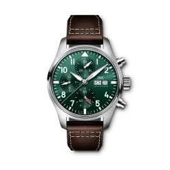 IWC Pilot’s Watch Chronograph 41 Green Dial Watch, 41mm Best