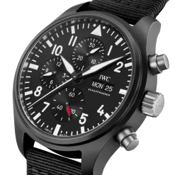 IWC Pilot’s Watch Chronograph TOP GUN Black Dial Watch, 44.5mm Best
