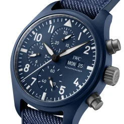 IWC Pilot's Watch Chronograph 41 TOP GUN Oceana Blue Dial Watch, 41.9mm New