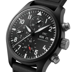IWC Pilot’s Watch Chronograph TOP GUN Black Dial Watch, 41.9mm Best
