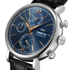IWC Portofino Chronograph Blue Dial Watch, 42mm Outlet