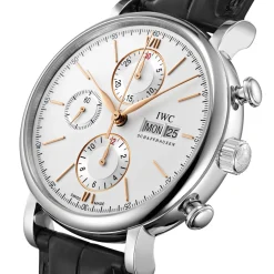 IWC Portofino Chronograph Silver Dial Watch, 42mm Hot